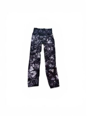 FP Movement by Free People Black Tie-Dye Leggings